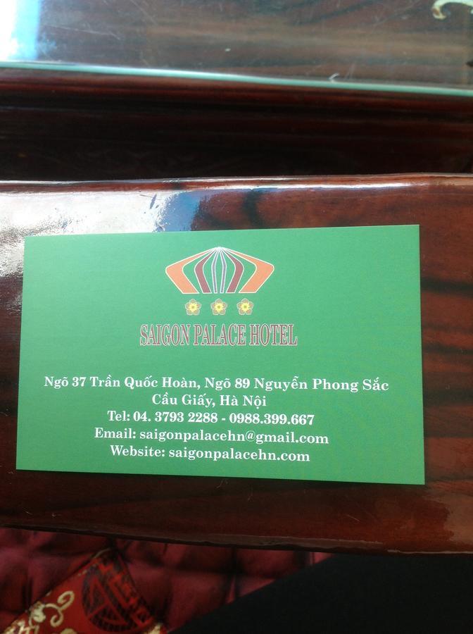 Saigon Palace Tran Quoc Hoan Hotel Hanoi Eksteriør billede